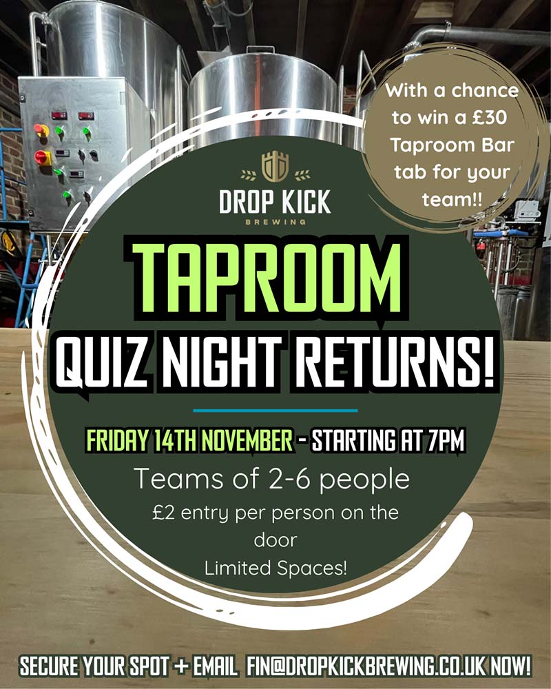 Quiz returns Friday Nov