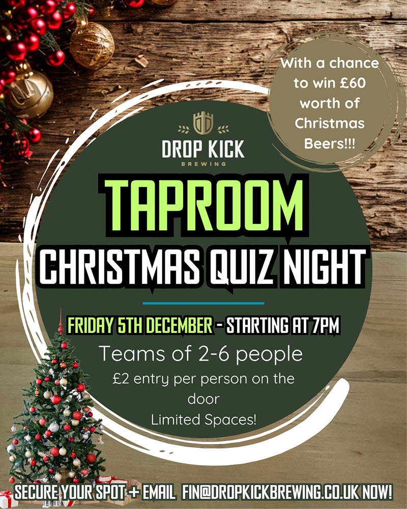 A Dropkick quiz night chritmas 25